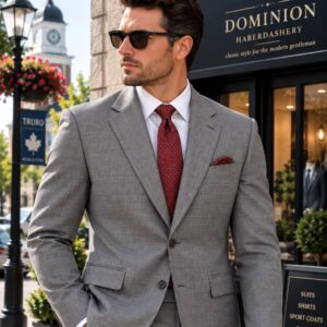 Fariani Wool Suit - London Fit - Mid Grey - Lot 216 - 8006