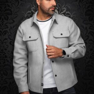 Au Noir Denali - Casual Overshirt - Light Grey
