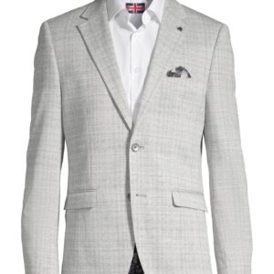 Soul Of London Sport Coat - Grey - SOBL202127 012
