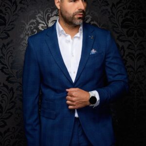 Au Noir Herzog - Dark Blue - Travel Stretch Sport Coat
