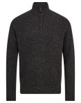 Bruun & Stengade - Svalbard - Dark Grey - Long Sleeve Quarter Zip