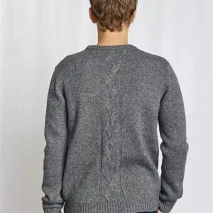 Bruun & Stengade - Tormod - 2502-04003 - Grey - Wool Pullover