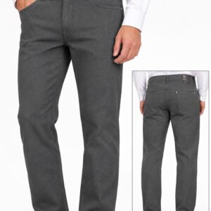 Bugatti Constant Colours Casual Pant - Charcoal - Regular Fit