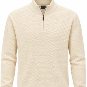 Bugatti - 25523F - 20 - Lightweight Quarter Zip Sweater