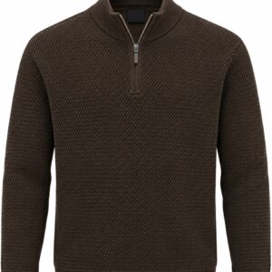 Bugatti - 25523F - 80 - Lightweight Quarter Zip Sweater
