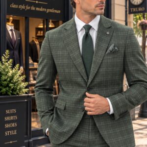 Leif Horsens Suit - Green Plaid - Taylor - 2350 Hunter