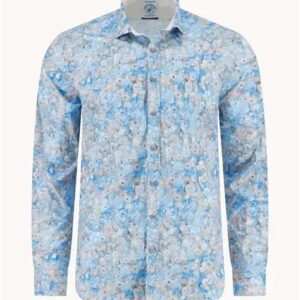 A Fish Named Fred Klimt Flower - Long Sleeve Cotton Shirt