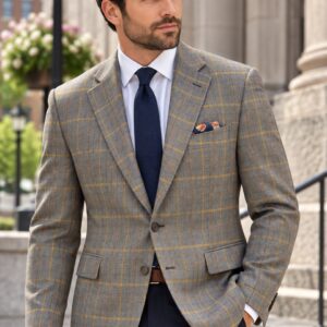 Soul Of London Sport Coat - Grey Check - SOBL222113