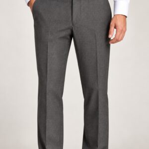 Gala Slacks CharcoalTone on Tone Stripe - Marco Fit - Made In Canada Dress Pant - R10 02