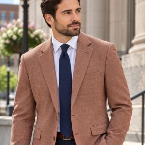 S.  Cohen Sport Coat - Light Burgundy - Linen Blend - J1011R 66600 100 HSC03