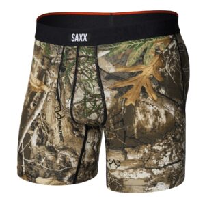 SAXX UNDERWEAR Vibe Xtra Soft Comfort Boxer Brief Fly Men's Underwear Realtree Edge/Multi