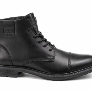 Bugatti Black Leather Inside Zipper Boot W Capped Toe - 3159573E 1000 1000
