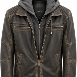 Plonge Leather - Style 40582 - Antique Brown