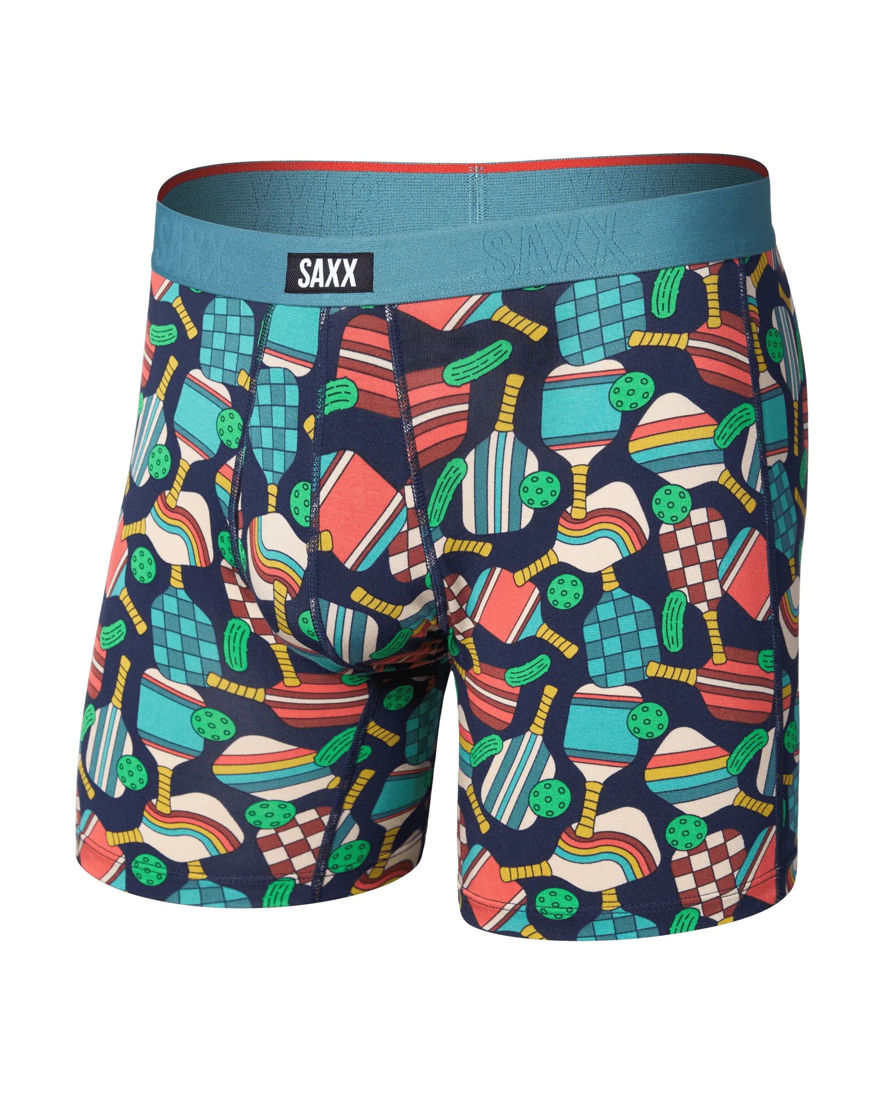 SAXX VIBE XTRA SOFT COMFORT BOXER BRIEF FLY-DILLBALL- SEASCAPE