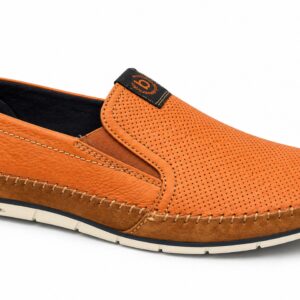 Bugatti Summer Leather Loafer - Cognac - 321-A2X6E-1000