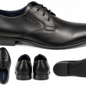 Bugatti Black Leather Dress Shoe - 3245