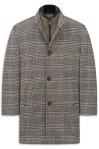 Bugatti Wool Coat - Navy - 221429 24219