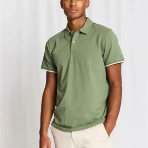 Bruun and Stengade Delos - Green Short Sleeve Polo