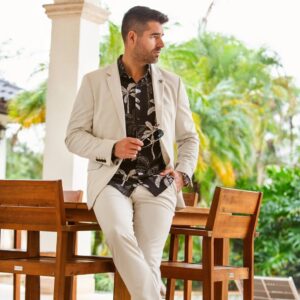 Au Noir Kael - Beige - Suit Seperate Sport Coat