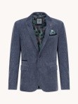 A Fish Named Fred Two Tone Rib Blazer - Jeans Blue - 34.106 608