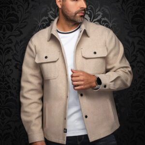 Au Noir Danali - Casual Overshirt - Oatmeal